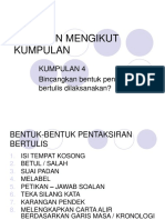 Tugasan Mengikut Kumpulan - Kumpulan 4 - Sejarah THN 4