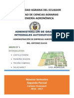 Granjas Integrales Autosostenibles