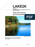 Lake2K: Draft Users Manual and Documentation