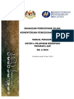 MANUAL PENGGUNA - SISTEM e-PELAPORAN (Update 29042015) PDF