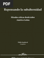 do La Subaltern Id Ad Miradas Criticas Desde Sobre America Latina