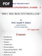 MICROCONTROLLER 8051 