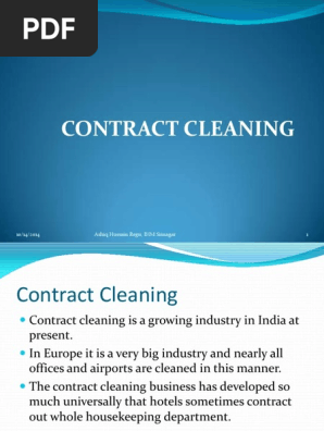 Contract Cleaning