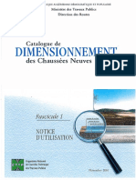 Catalogue de Dimensionnement Des Chaussees Neuves Fascicule1