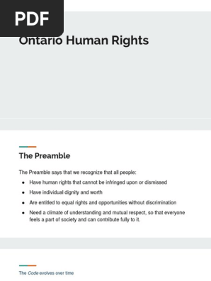 ontario human rights code slide 2017
