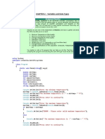 CHAPTER 2: Variables and Data Types