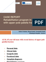 Case Report Rehabilitation Program in A Patient With Upper Pole Patella Fracture