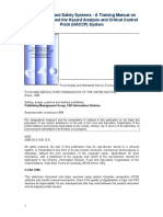 Fao Food Quality Safety Systems Training Manual PDF