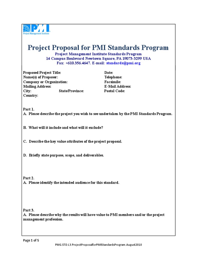 Standards Project Proposal Form | PDF | Copyright | Common Law