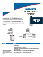 Datasheet: IEC 60870-5-104 Server For Quantum PTQ-104S