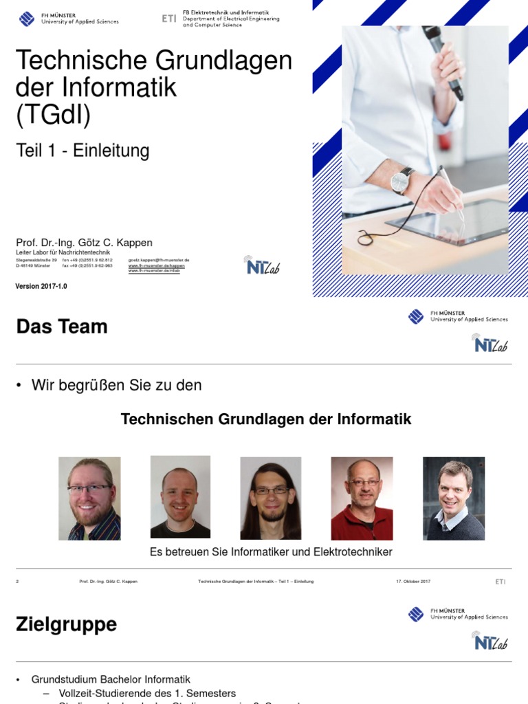 01 Technische Grundlagend Der Informatik Einleitung