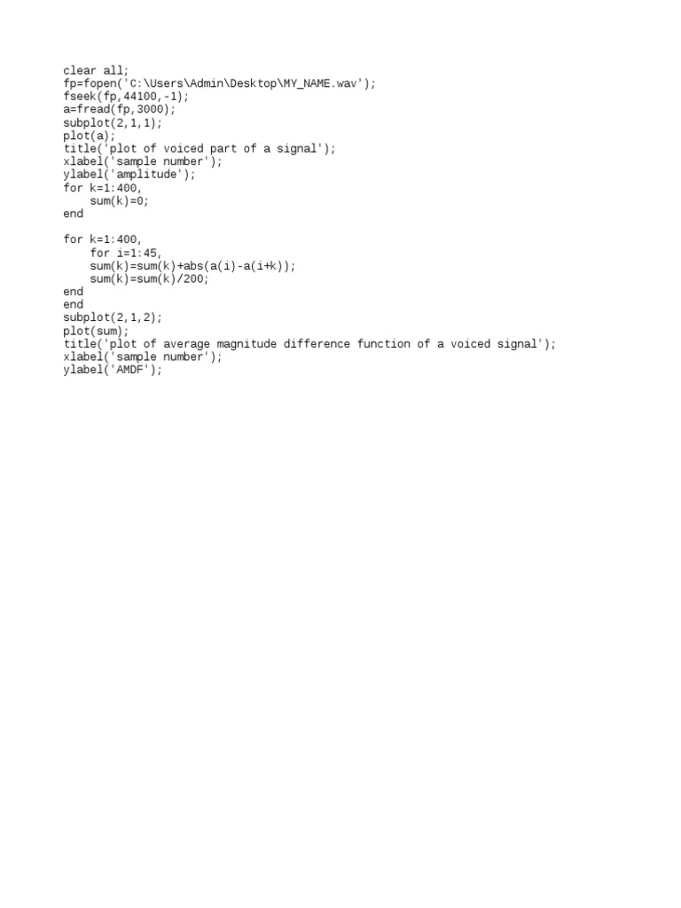 Amdf | PDF | Telecommunications Engineering | Signal Processing