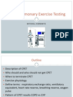 Cardiopulmonary Exercise Testing: Mitchell Horowitz