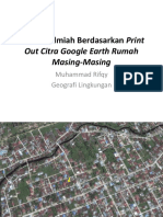 Paparan Ilmiah Berdasarkan Print Out Citra Google Earth