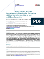 Pitfalls and Uncertainties of Using Potentiometric Titration For Estimation of Plant Roots Surface Charge and Acid-Base Properties