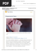 Gmail - Pão Diário -- Esquecendo Deus