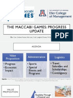 The JCC Maccabi Games - Progress Presentation