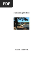 Download Franklin High School Student Handbook 2010-11 by lightp SN36271916 doc pdf