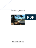 Franklin High School Student Handbook 2010-11