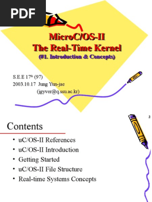 Overview of uC/OS-II Real-Time Kernel | PDF | Scheduling