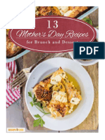 13 Mothers Day Recipes For Brunch and Dessert Free Ecookbook PDF