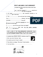 Present Perfect and Simple Past Worksheet: 1. Put The Verbs in Brackets Into The Correct Form of The Correct Verb Tense