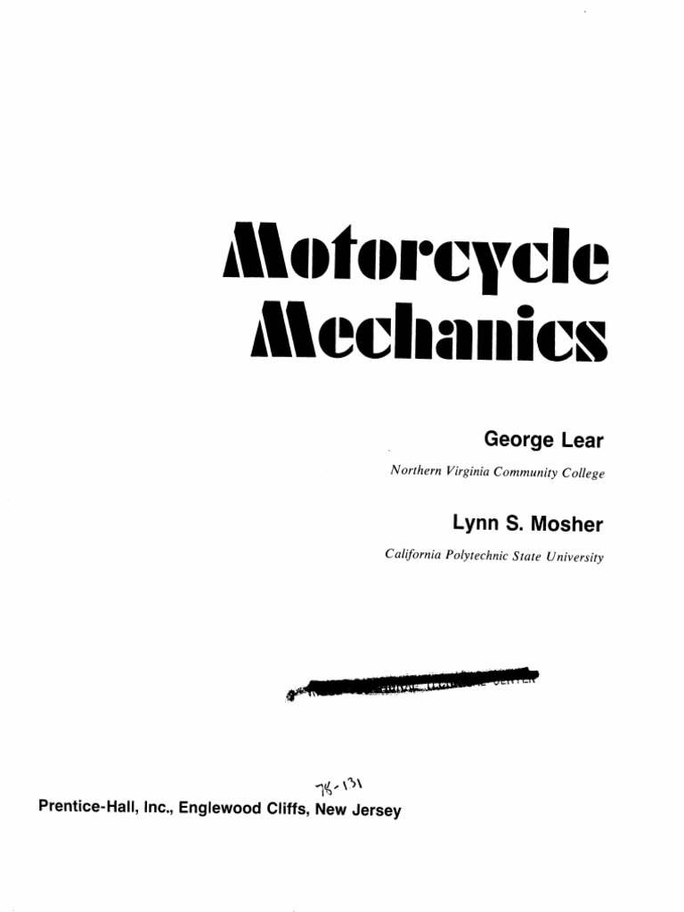 Motorcycle Mechanics General Manual PDF | PDF | Transmission (Mechanics ...