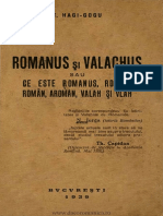 (1939) Toli Hagi-Gogu - Romanus Şi Valachus Sau Ce Este Romanus, Roman, Român, Aromân, Valah Şi Vlah PDF