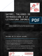 Diapositivas de La Segunda Sesion - Literatura Japonesa