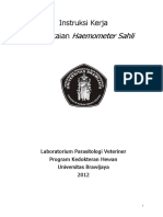IK Pemakaian Haemometer Sahli PDF