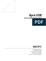 8pre USB Manual Mac