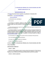 Dl. 1149 (Actualizado) Ley de La Carrera y Situación Del Personal de La Policía Nacional Del Perú