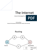 The Internet: Internet Technology2 No. 3 Network's Network