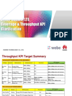 Webe-Huawei LTE - Coverage & Throughput KPI Clarification V2 PDF