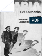 Rudi Dutschke - Lenin. Tentativa de Poner A Lenin Sobre Los Pies