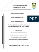 Análisis de regresión del peso del fruto de chile manzano