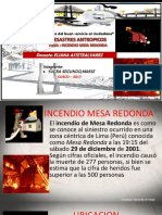 Incendio en Mesa Redonda