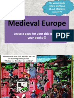 Medieval Europe Introduction