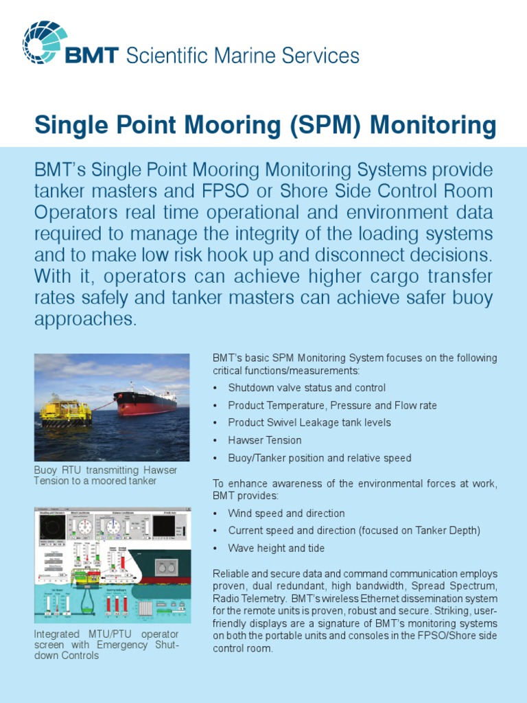SPM Monitoring | PDF | Telemetry | Oil Tanker