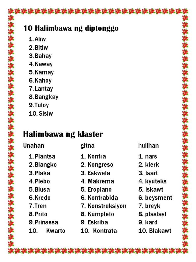 Mga Halimbawa Ng Klaster - Three Strikes and Out