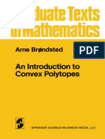 An Introduction To Convex Polytopes, Arne Brondst