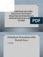 Analisis Dan Uji Coba Kegiatan Praktikum Pemodelan Efek