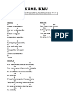 Music Sheet Kumilikmu