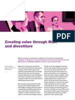 Creating Value Through M and A and Divestiture PDF