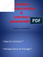 Contract Management by Lesmana Nahar