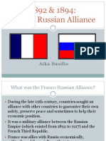 Franco Russian Alliance