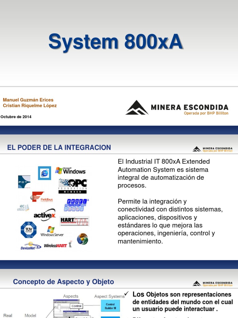 Aspect Server en Sistema 800xA | PDF | Servidor (Computación) | Áreas ...