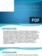 1 Evaluación Del Problema de La Contaminación Del Agua