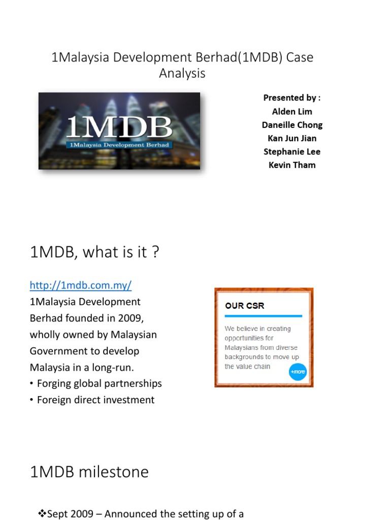 1mdb case study pdf