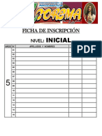 Ficha de Inscripción - Corema 2017